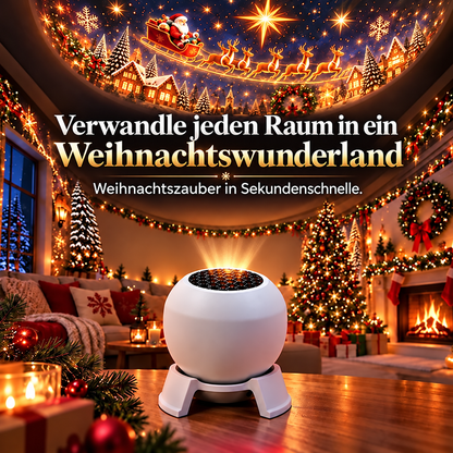 🎅 Verwandle jeden Raum in ein Weihnachtswunderland – Weihnachtliches Projektions-Nachtlicht